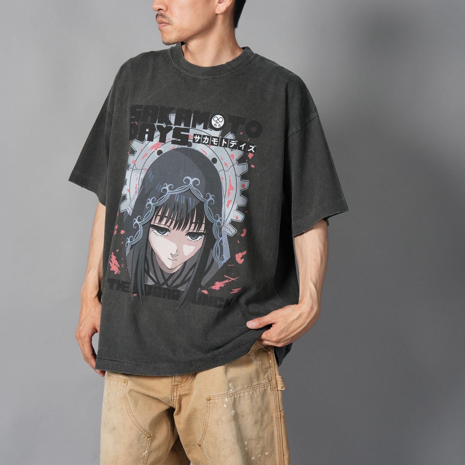 [SAKAMOTODAYS]  TSDM25SM007 / S/S T-Shirt (OSARAGI)  / Tシャツ (ブラック)