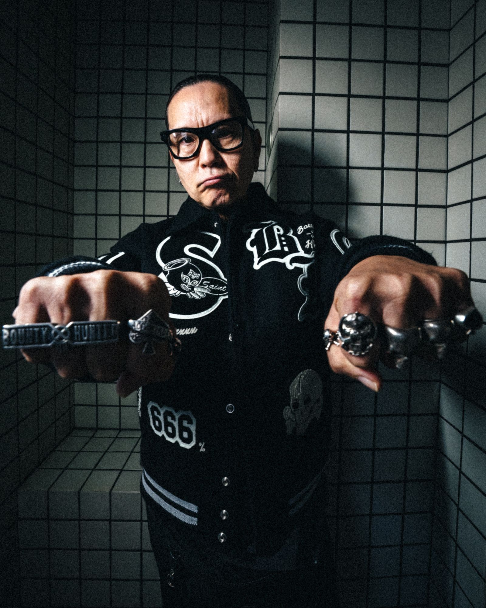 【コラボ】SM-MK8-0000-C41 / BH_RING / SKULL / SILVER / リング  (シルバー)