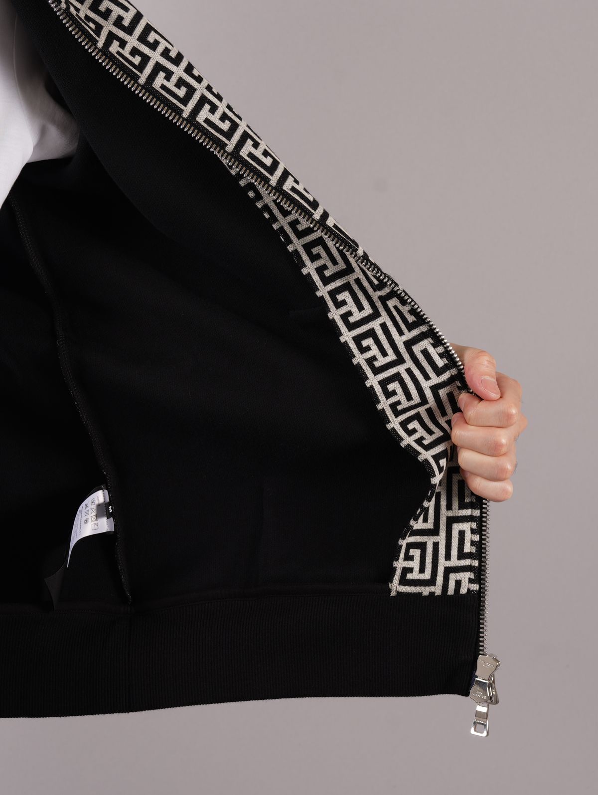 【ラスト1点】BH1 C&S ZIP HOODIE JERSEY MONOGRAM GRAPHIC / 1945 モノグラム スウェットシャツ (パーカー) / ブラウン / クラシックフィット / 定番商品 / メンズ