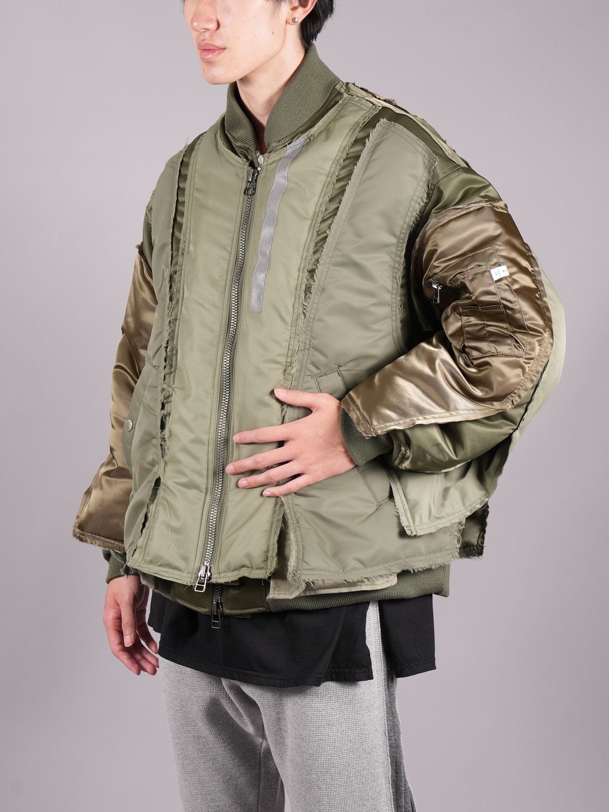 上品なスタイル facetasm 18aw ma-1 ブルゾン PRIMAVARA