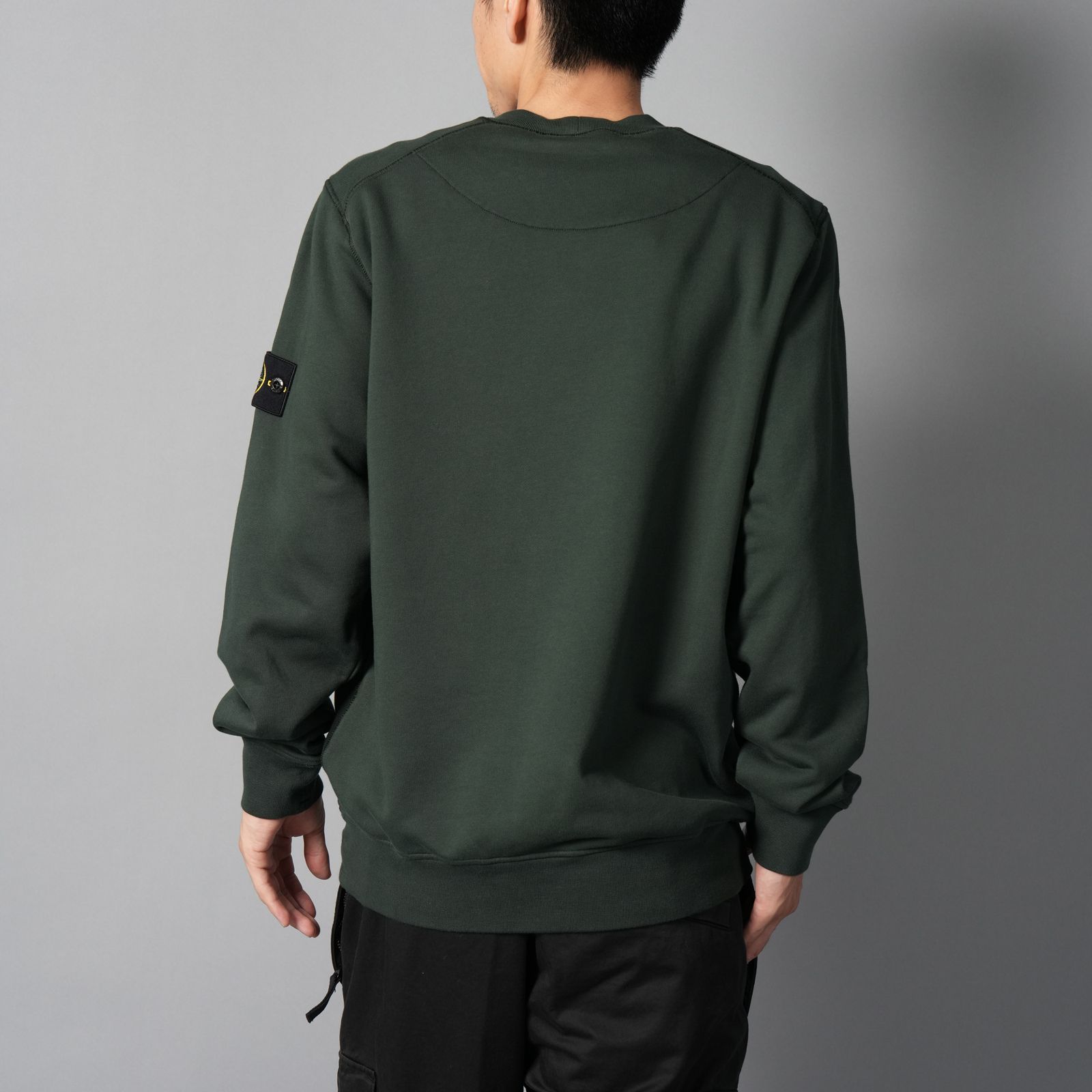 【定番アイテム】 6100060 / ORGANIC COTTON FLEECE / トレーナー / クルーネックスウェット 【ガーメントダイ】  (ジュニパー)