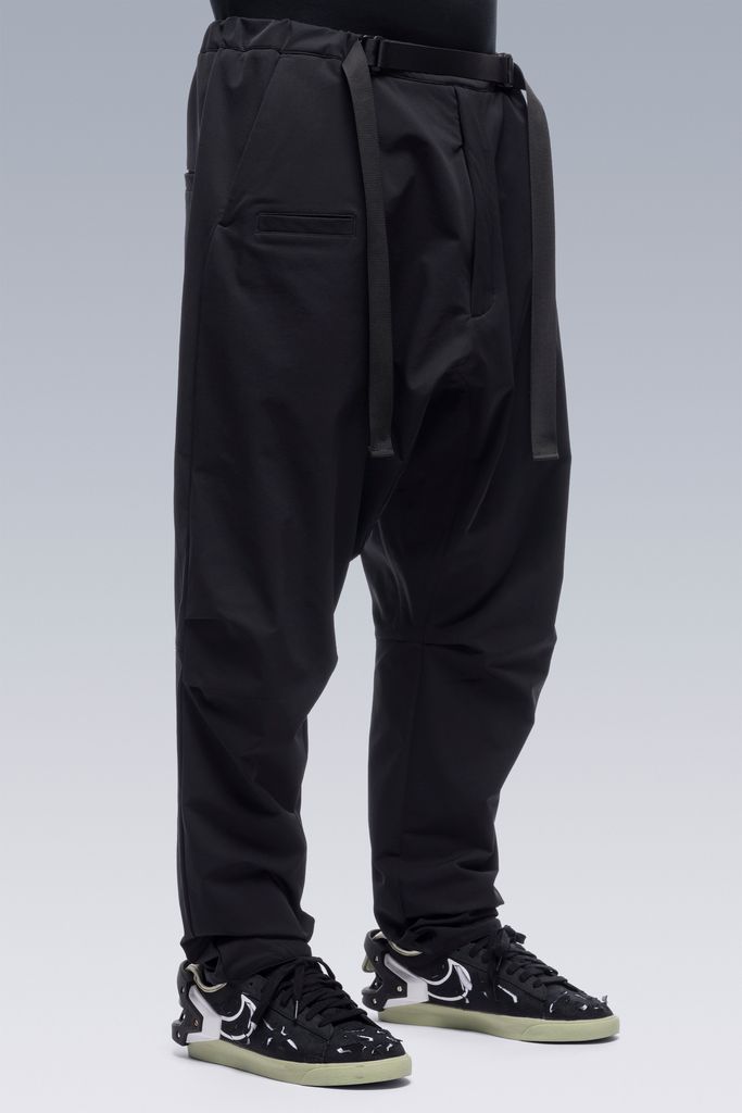 【ラスト1点】 P15-DS / schoeller Dryskin Drawcord Trouser / ドローコードトラウザー / パンツ [ワイドフィット] (ブラック)