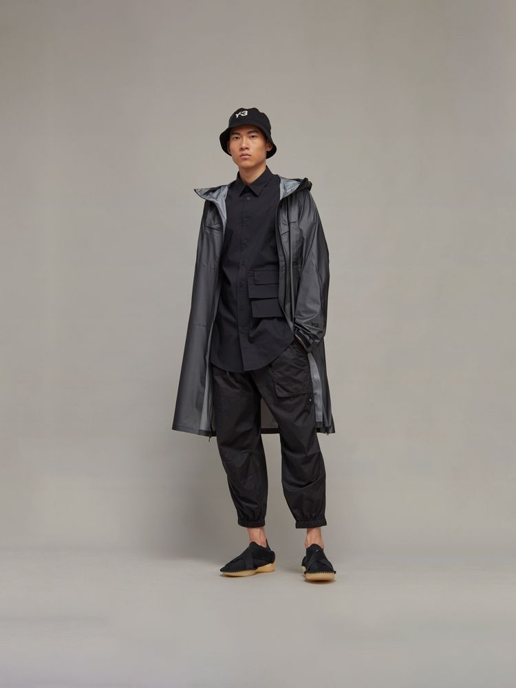 【ラスト1点】【定番アイテム】 Y-3 U SHIRT  / ワイスリー  ユニセックス シャツ ［ストレッチ入り］  (ブラック)