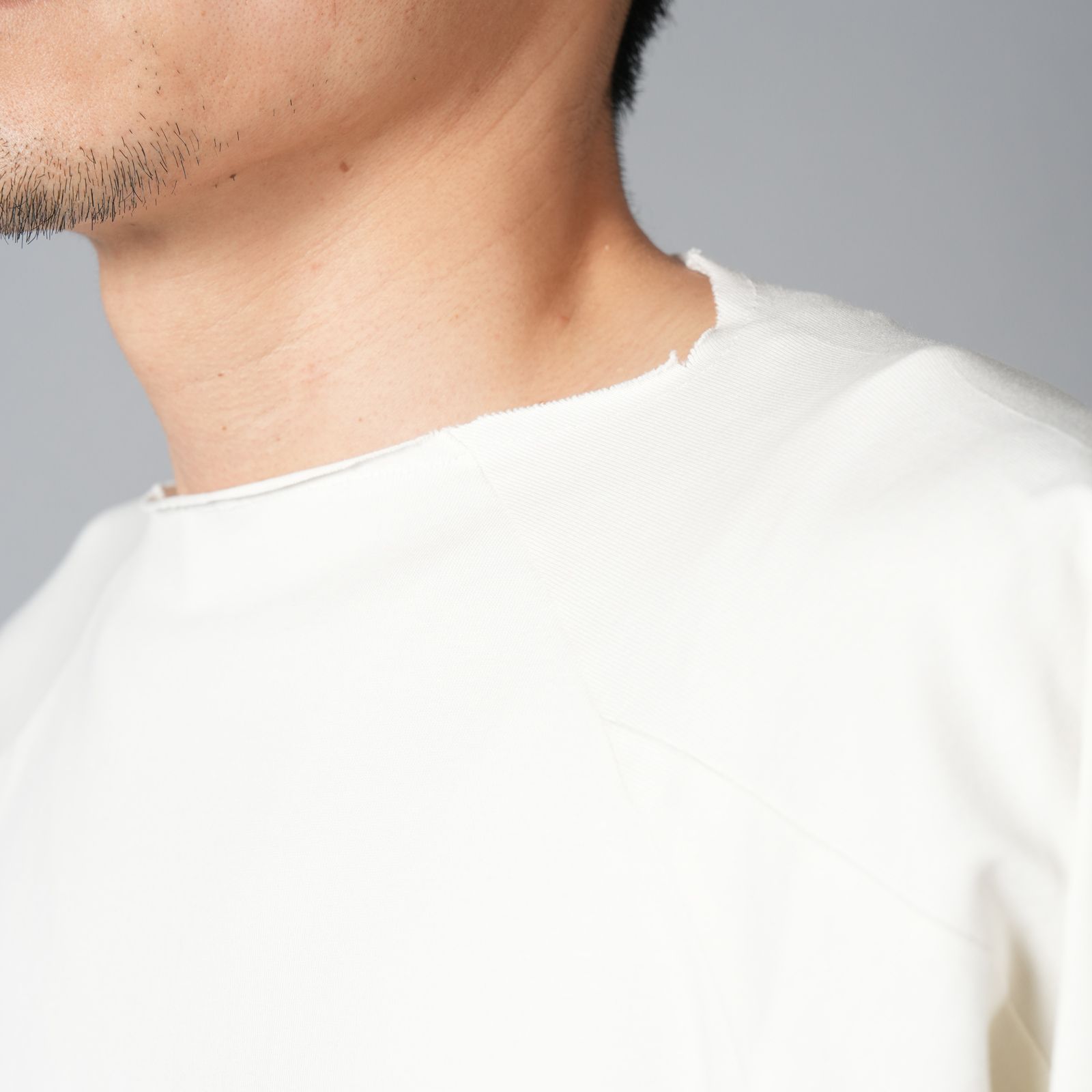 BOX CUT TEE / ボックスカットTシャツ (フラットホワイト)