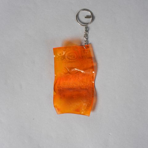 ACRYLIC KEYRING / アクリルキーリング / £ / ポンド (オレンジ)