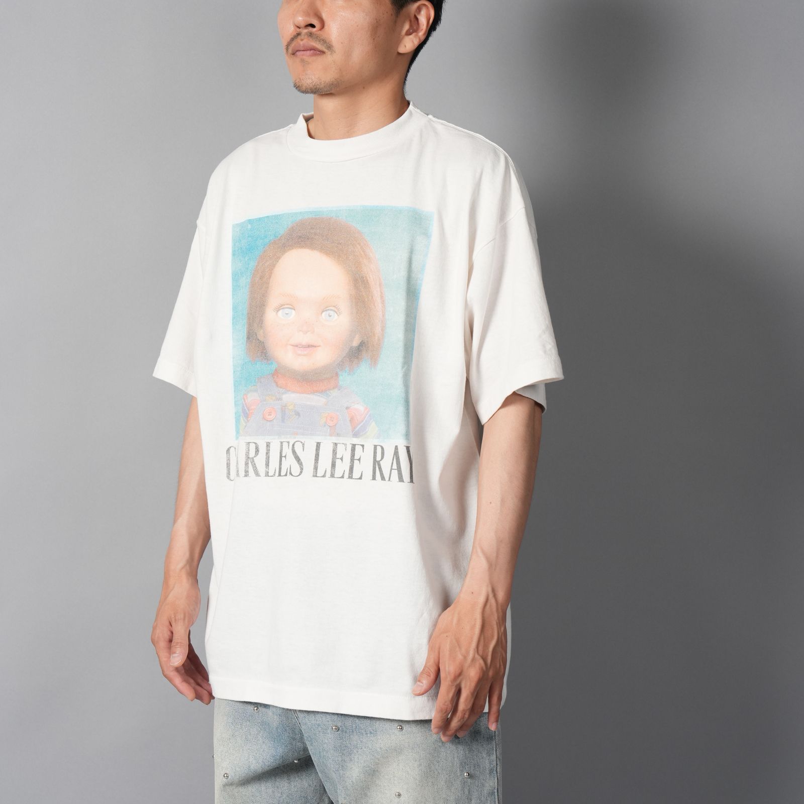 【残りわずか】【コラボ】SM-MK1-0000-C68 / CKY_SS T-SHIRT / SAINT / WHITE / Tシャツ  (ホワイト)