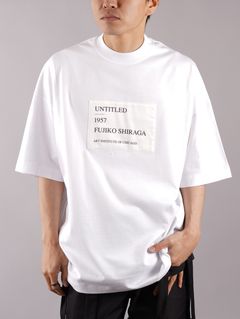 【ラスト1点】 プリント Tシャツ / ドロップショルダー /  ホワイト