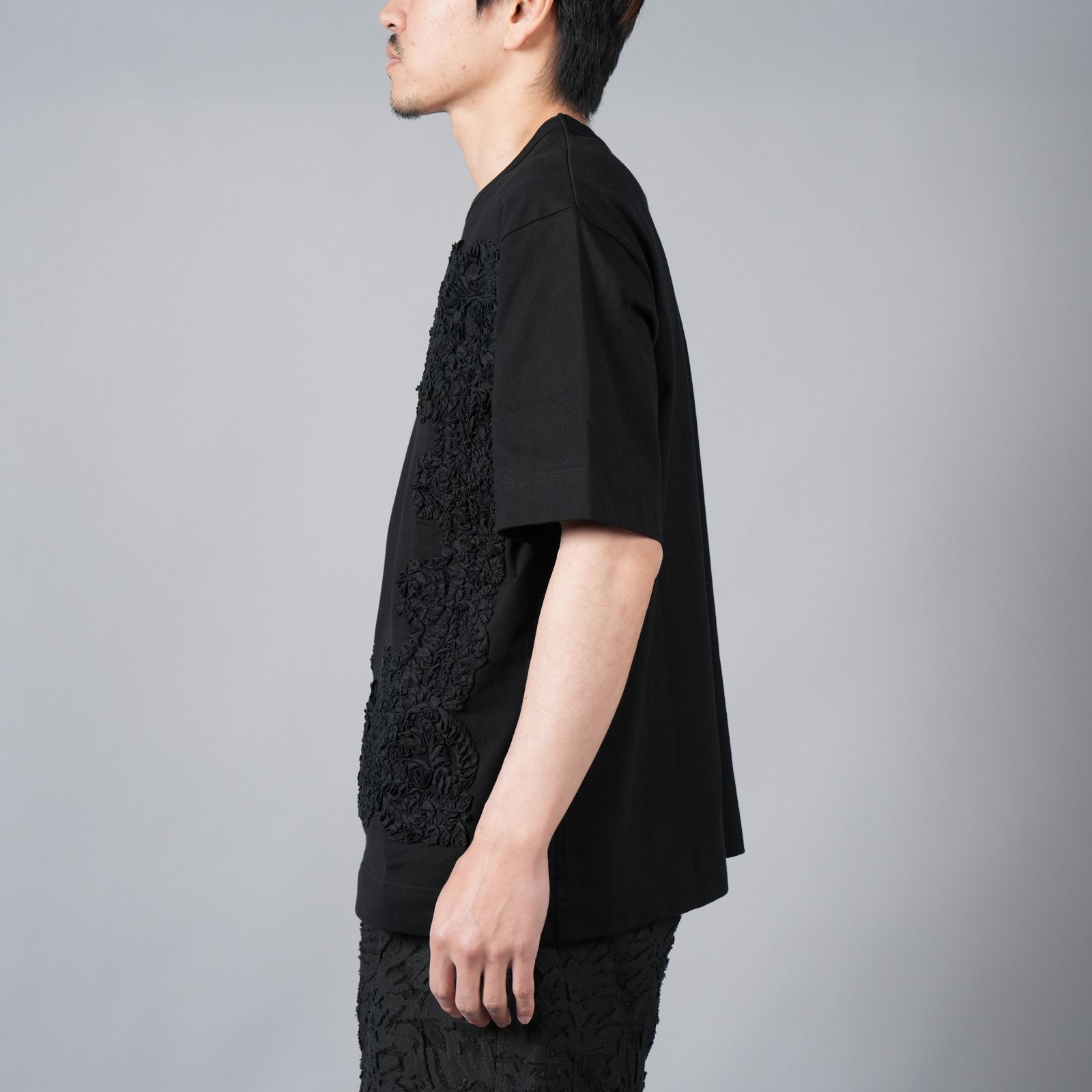 【ラスト1点】 S/S T-SHIRT / バンダナTシャツ (ブラック)