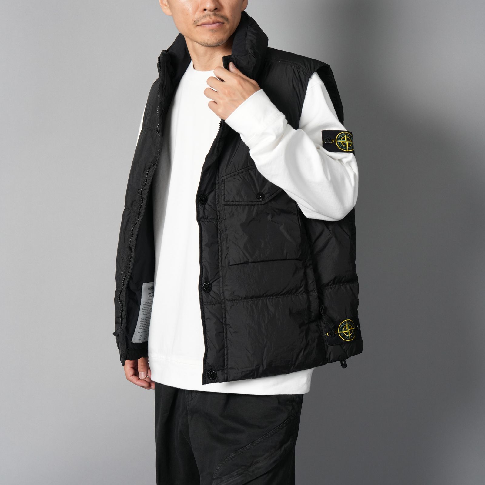 STONE ISLAND - G100003 / CRINKLE REPS NY, RECYCLED NYLON