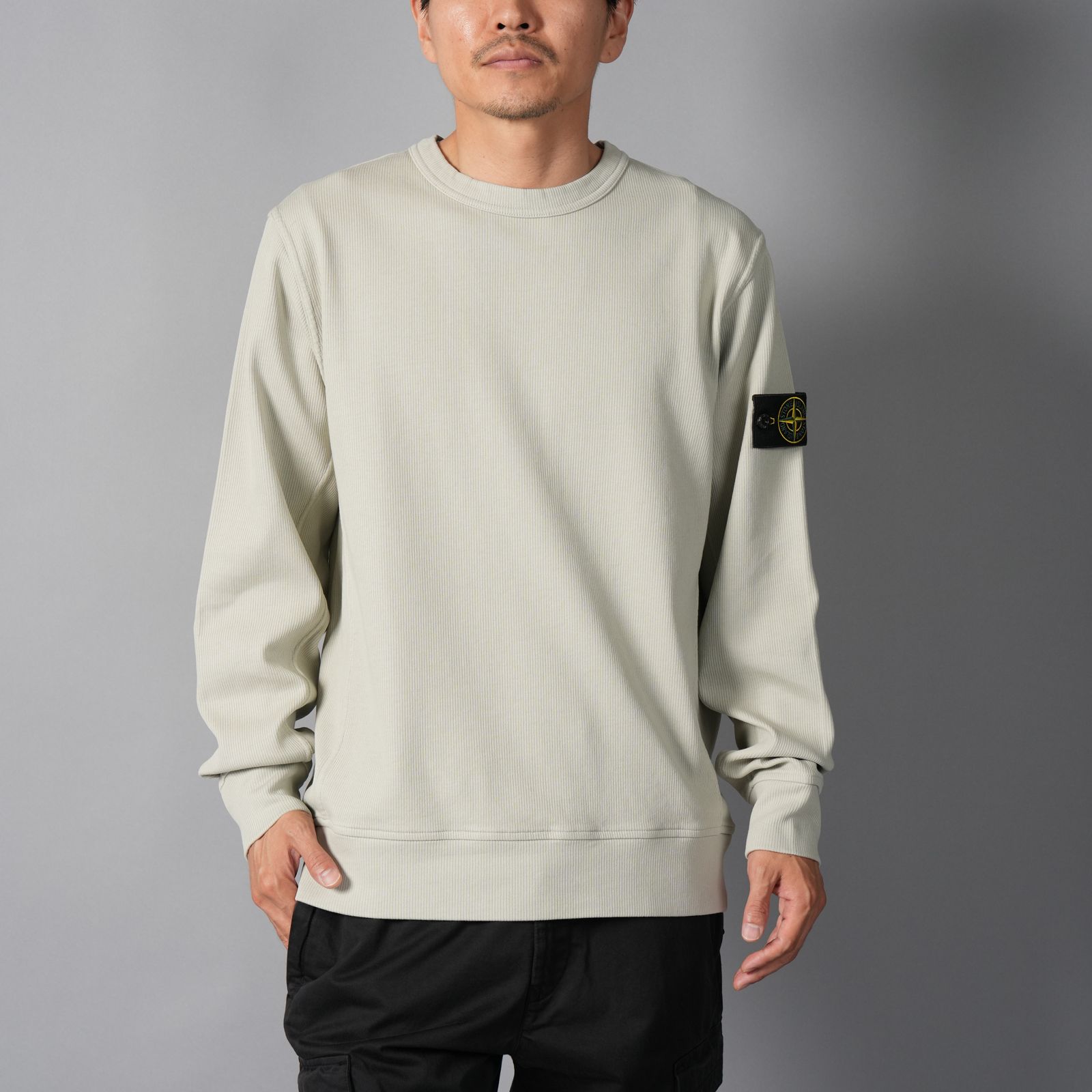 6100017 / ORGANIC COTTON INTERLOCK  / クルーネックスウェット (サンド)