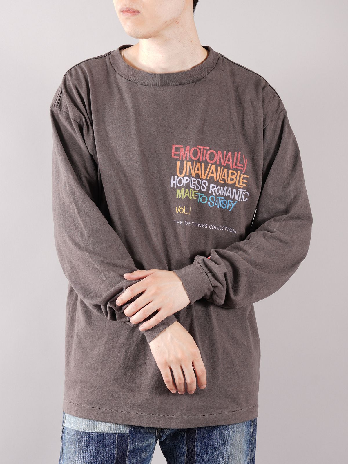EU-A21-0000-001 / LS TEE EU HP / ロングスリーブ Tシャツ (ブラック)