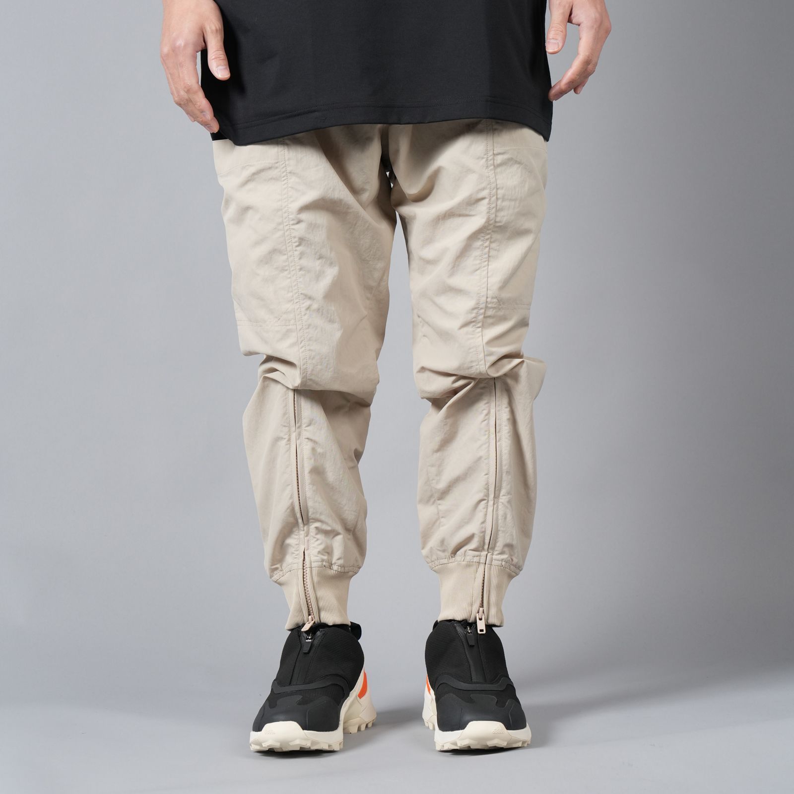 Y-3 - 【ラスト1点】CRINKLE NYLON CUFF PANTS / クリンクル