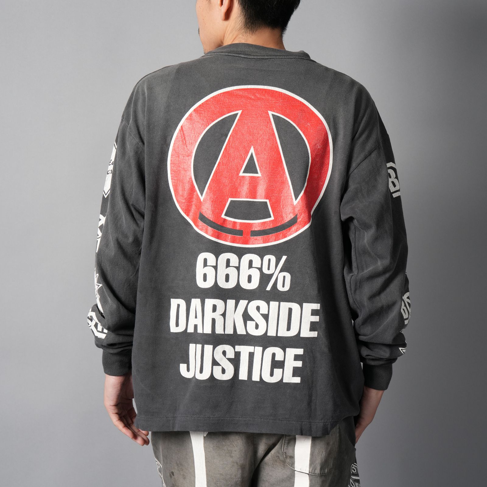 【ラスト1点】【コラボ】SM-MK8-0000-C31 / BH_LS T-SHIRT / SAINTY HUNTER / ロンT・カットソー(ブラック)