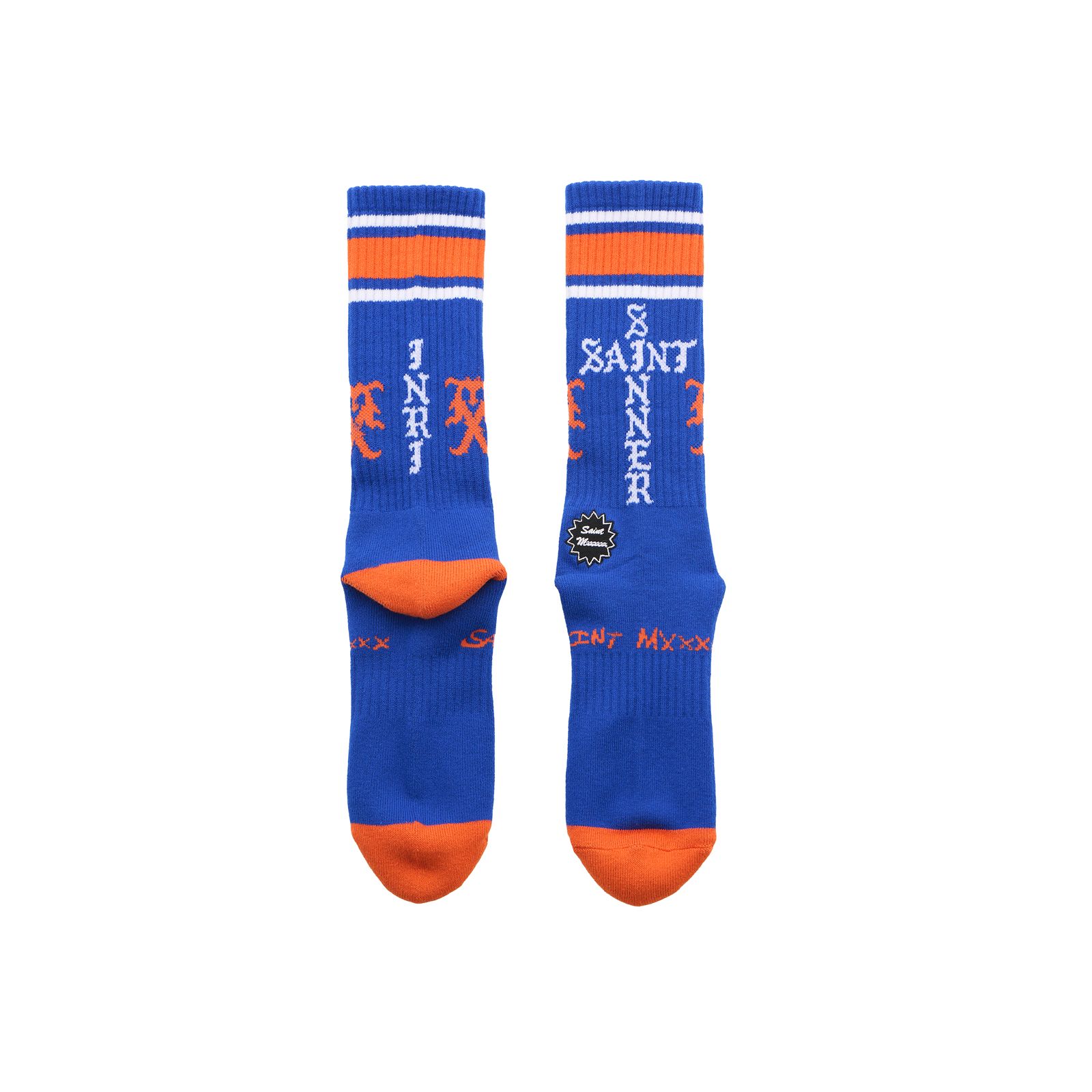 SM-HR1-0000-116 / SOCKS / SINNER / BLUE+ORANGE+WHITE / ソックス (ブルー/オレンジ / ホワイト)