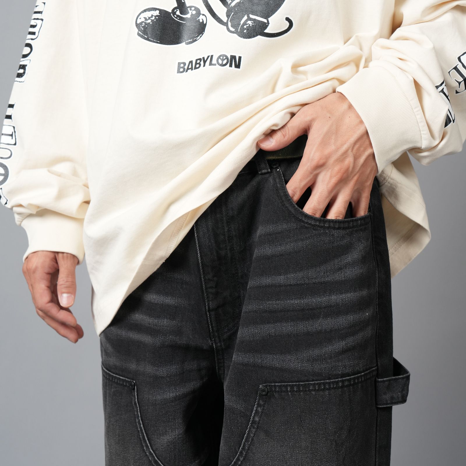 DOUBLE KNEE PANT / ダブルニーパンツ  (ワーカーズブラック)