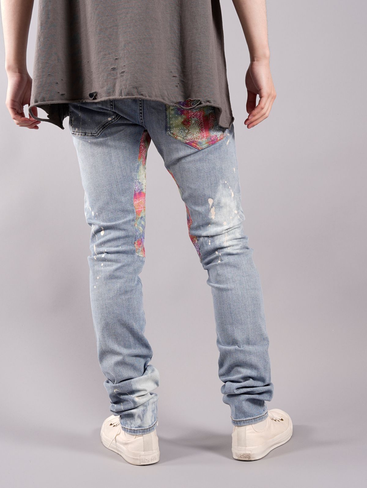 【ラスト1点】LAGUNA BLUE MULTI  JEANS / ブルーマルチジーンズ (マルチ)