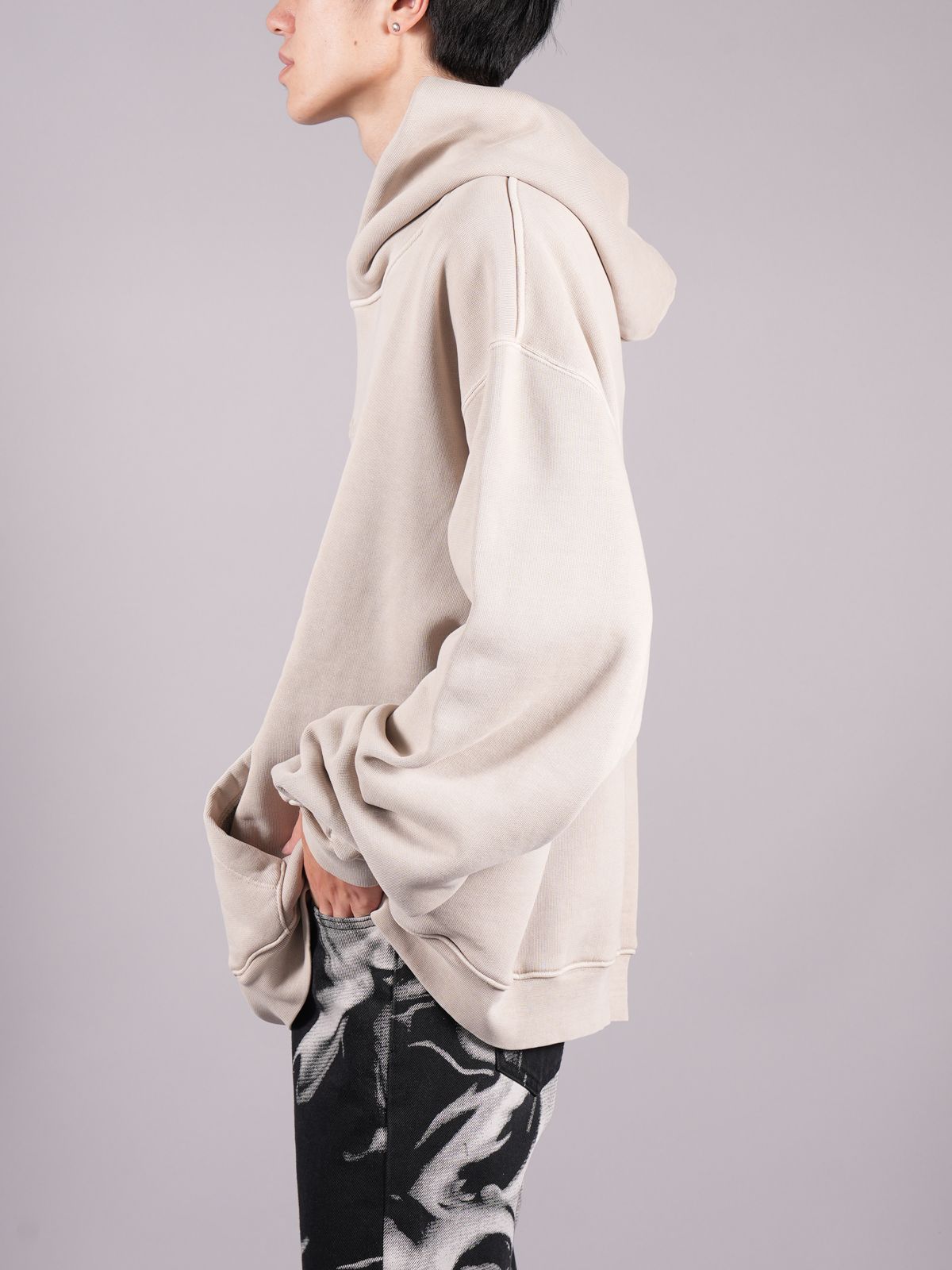 ALEXANDER WANG - 【ラスト1点】 SWEATSHIRT HOODIE WITH