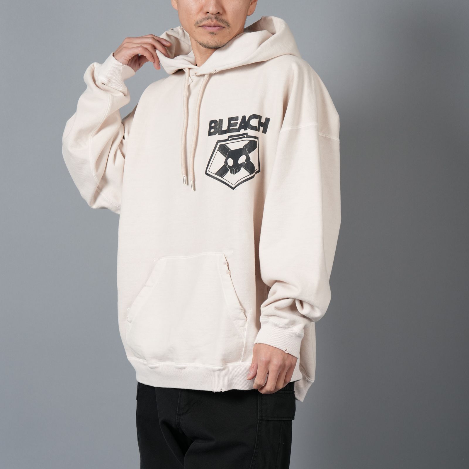 【ラスト1点】[BLEACH / ブリーチ]  TBLM24AM003 / Hoodie (ICHIGO) / フーディー・パーカー (ホワイト)