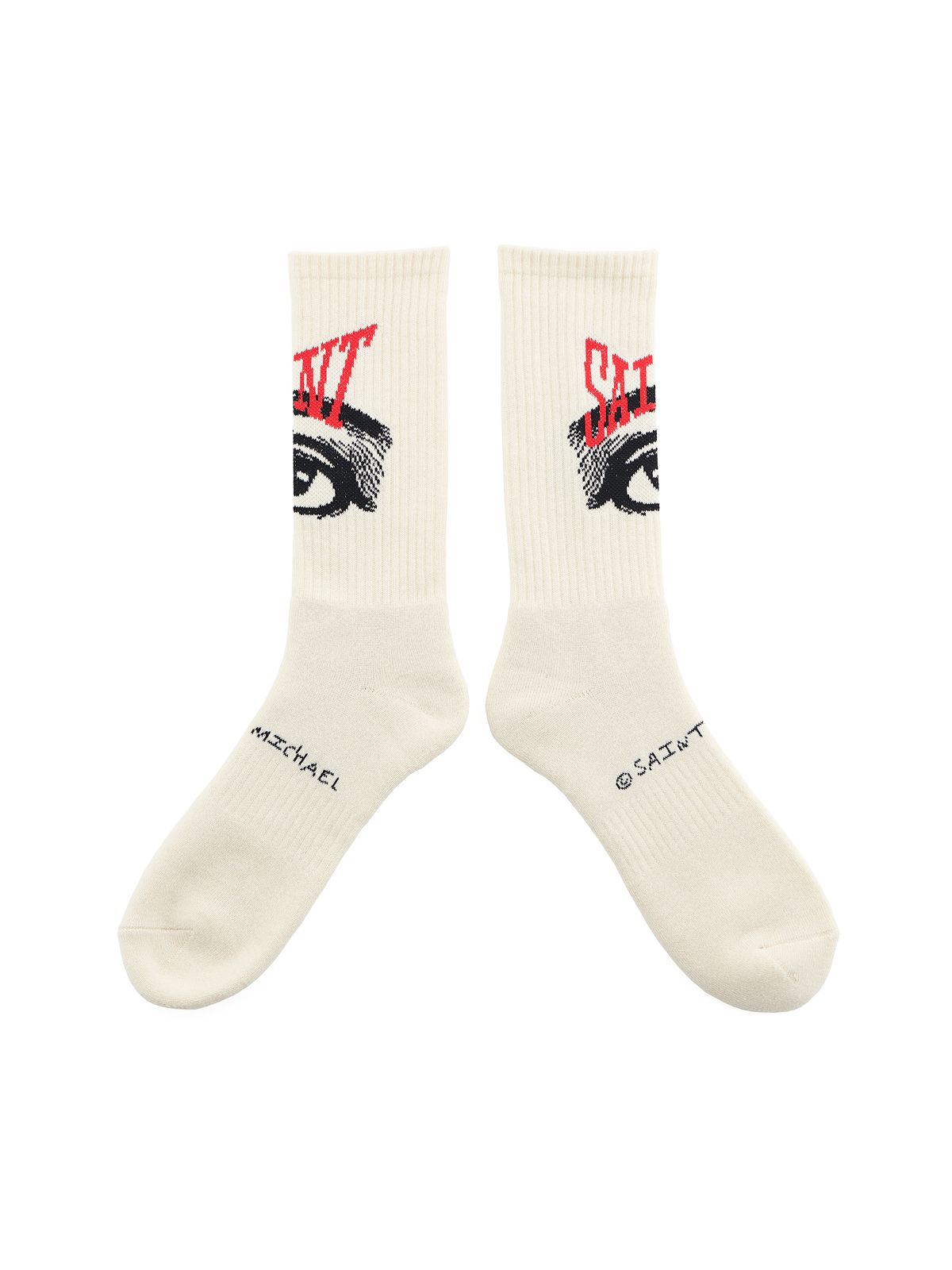 SM-A21-0000-102/SOCKS_EYES/ECRU / ソックス アイ  (エクリュ)