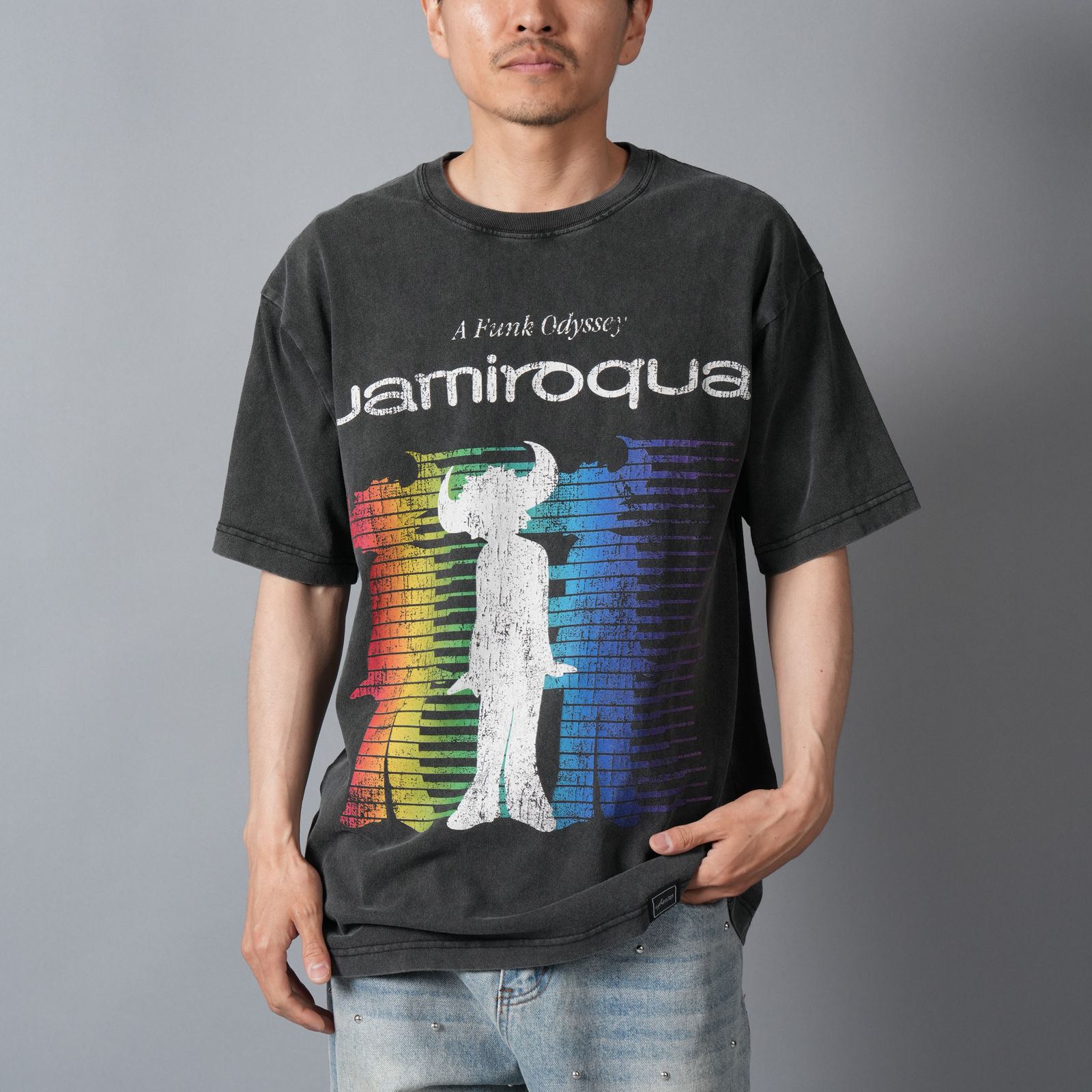 【ラスト1点】UIZZ-22579 / Jamiroquai / ジャミロクワイ / Tシャツ (ブラック)