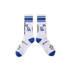 【ラスト1点】【限定】SM-YS1-0000-C41 / BR_SOCKS / ST SINNER / WH+BU / ソックス (ホワイト/ブルー)