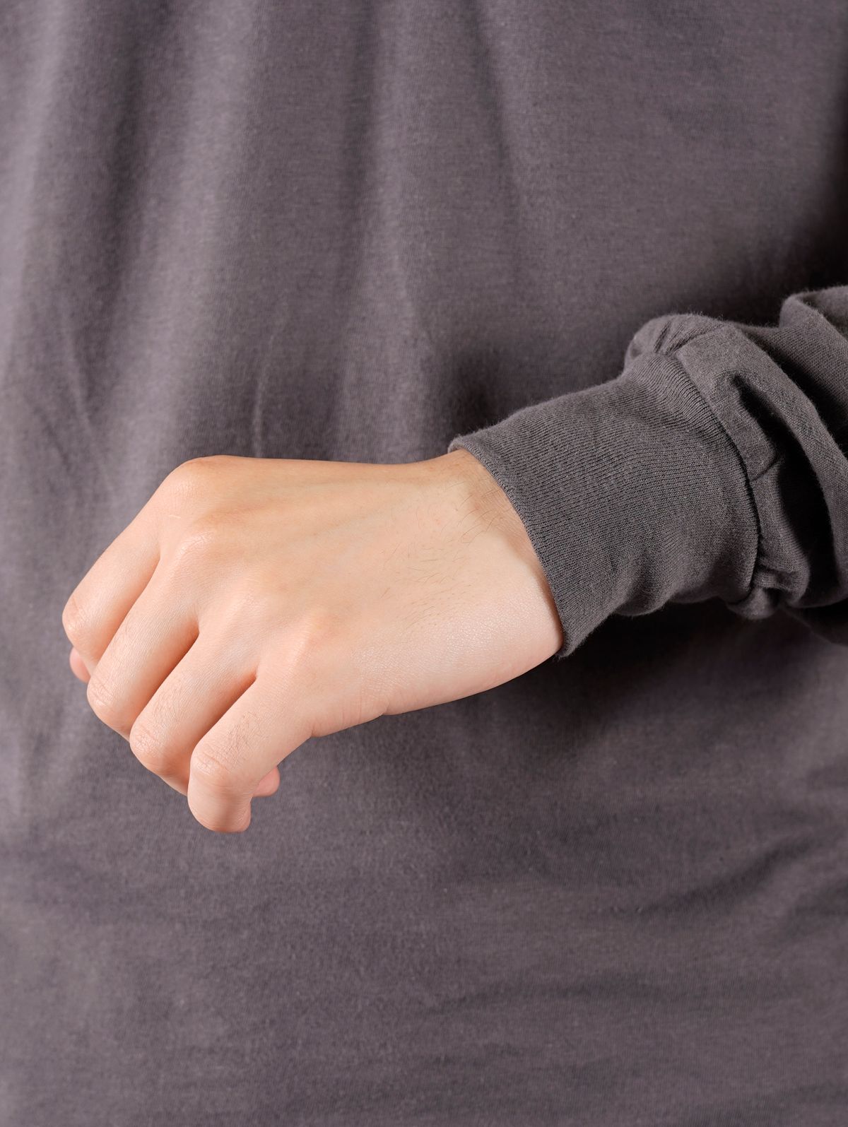 【ラスト1点】Ends Long Sleeve T-Shirt - ロングスリーブTシャツ (グレー)