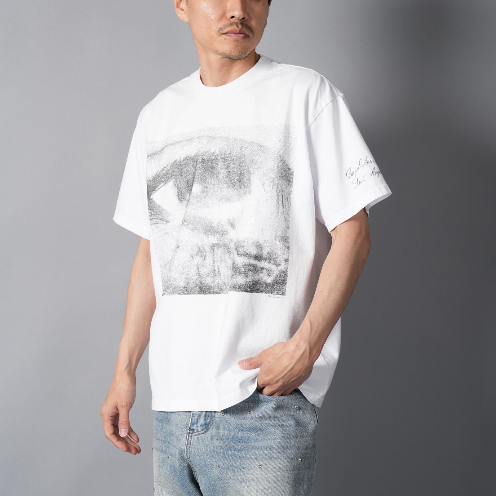【残りわずか】IRIS, t-shirt / Tシャツ (ホワイト)