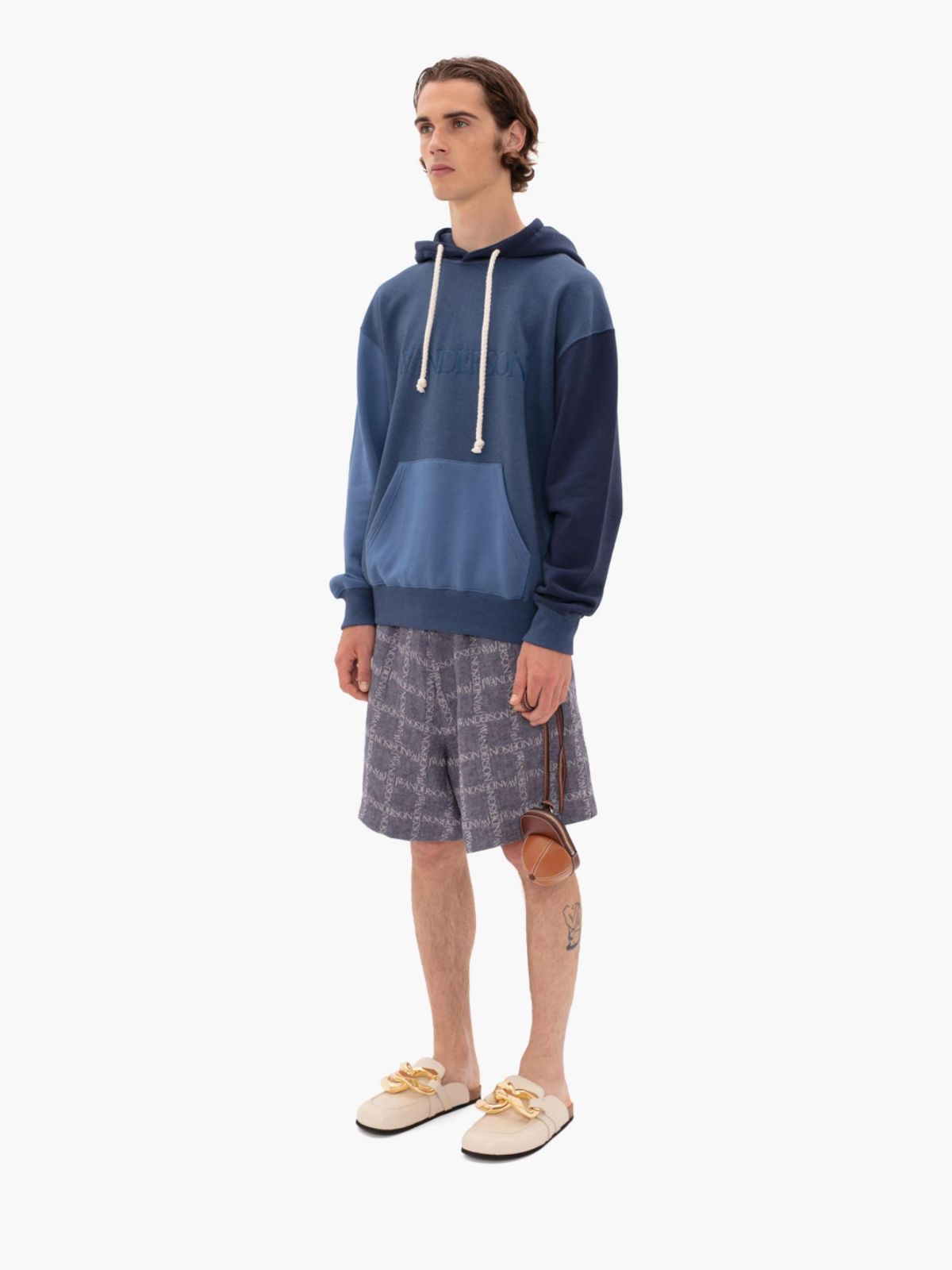 ラスト1点 / OVERSIZED SHORTS / オーバーサイズド ショーツ (ネイビー)