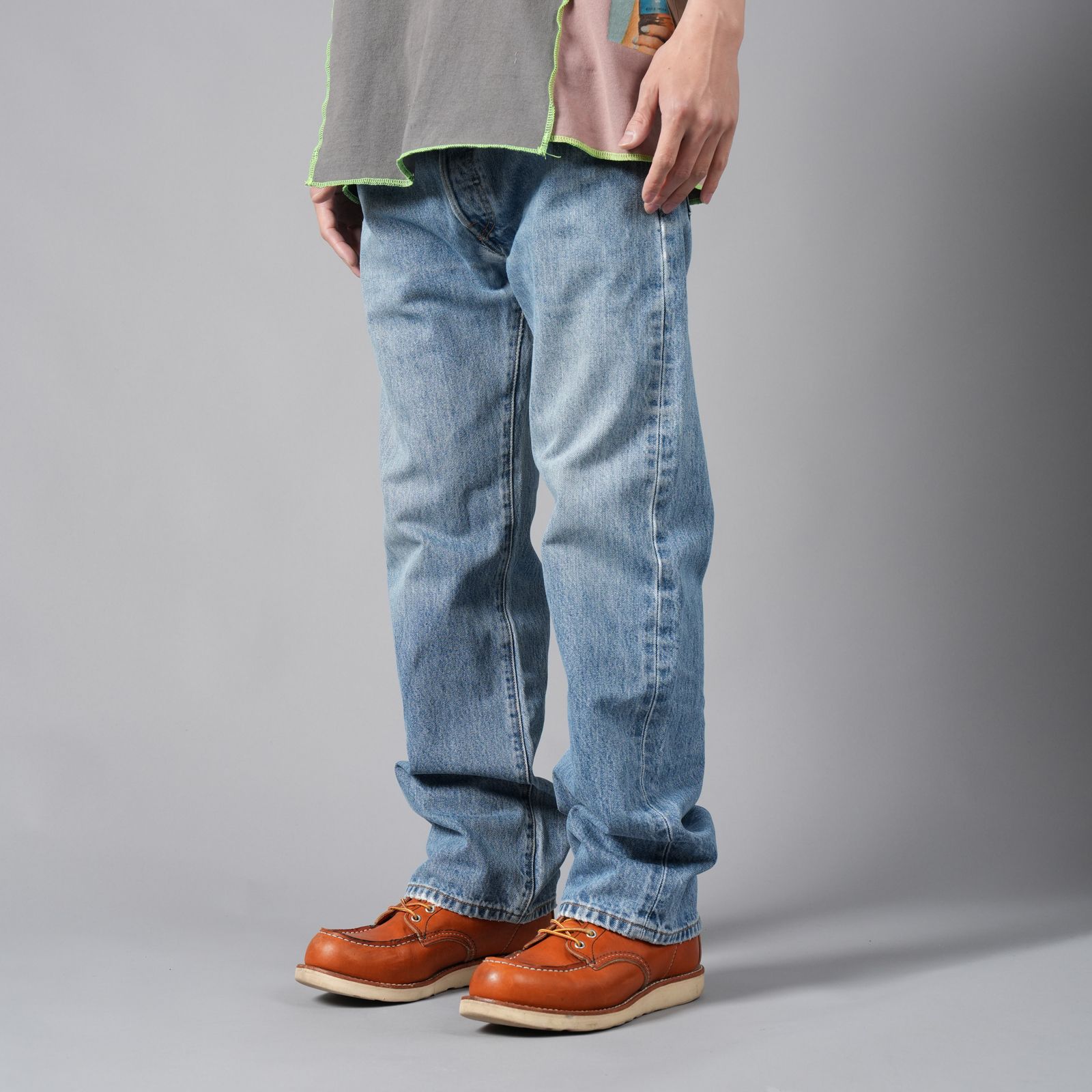 BASICKS x Vintage Levi's Heart Pocket Denim / ハートポケットデニム  [34インチ] (ブルー)