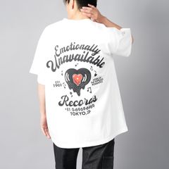 【ラスト1点】RECORDS TEE / レコード Tシャツ (ホワイト)