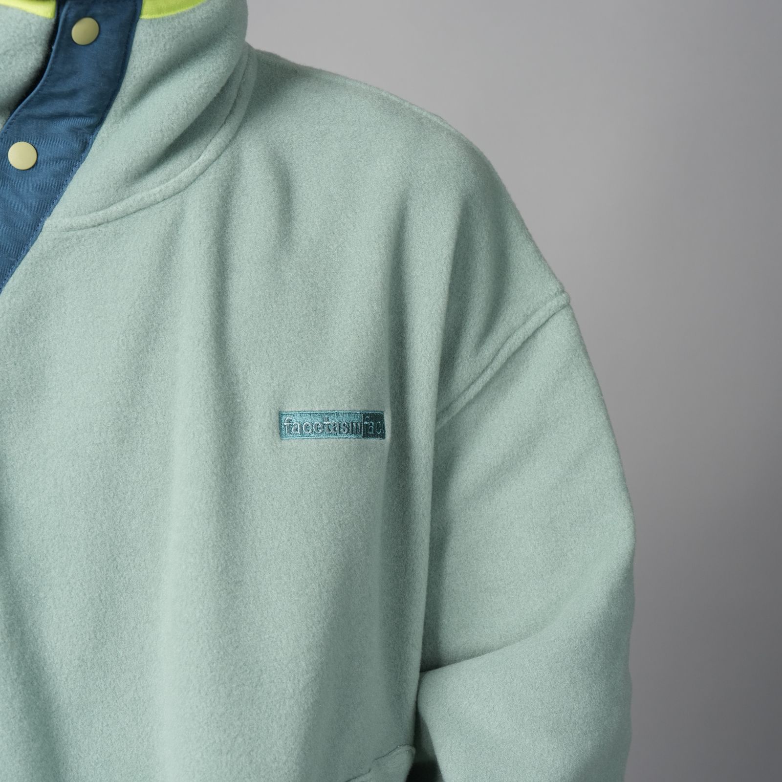 FLOWING FLEECE SWEAT / フローイング フリース スウェット  (カーキ)