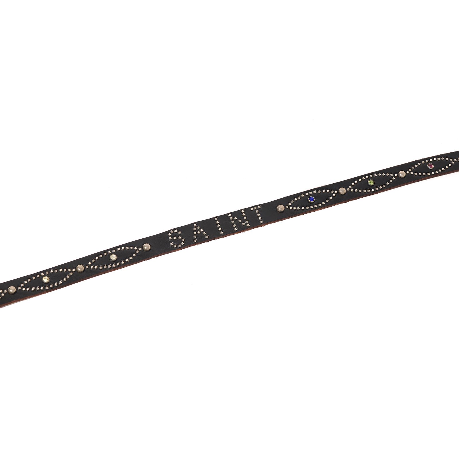 【ラスト1点】【コラボ】SM-MK8-0000-C66 / HTC_BELT_NARROW / RINBW STONE / BLK / ベルト  (ブラック/マルチ)