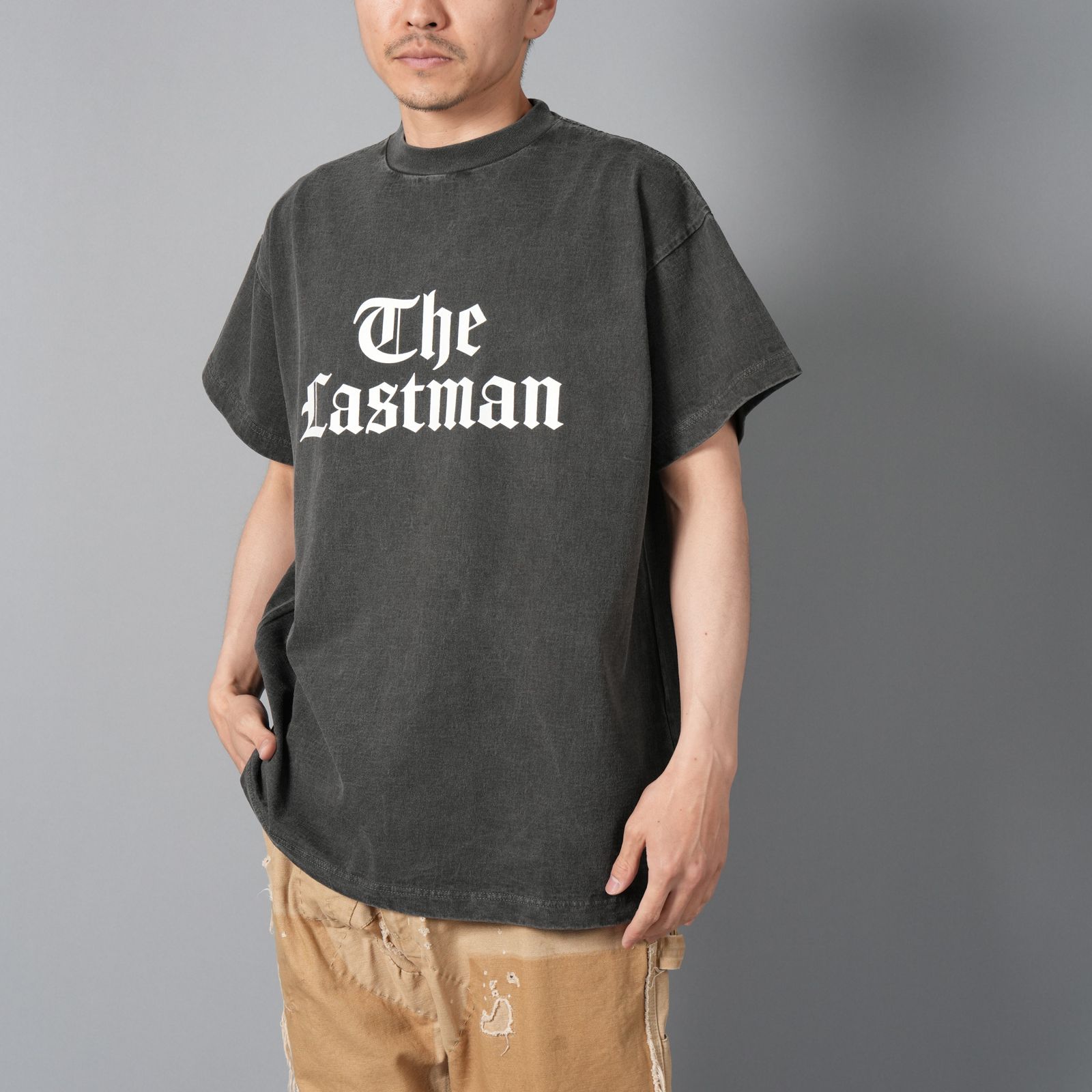 PRINTED TEE SHIRTS "LM TIMES" / プリントTシャツ ラストマン タイムズ / Tシャツ (ブラック)