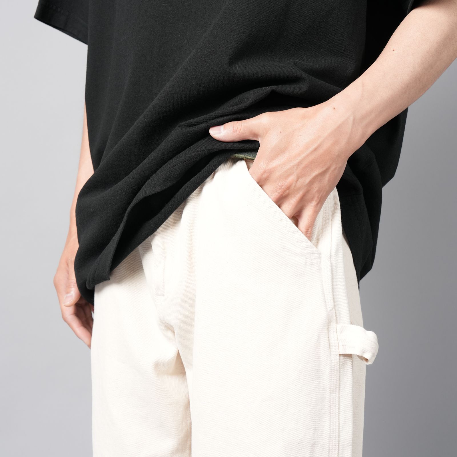PLAIN WHITE PANTS / プレーン ホワイトパンツ / ペインターパンツ(オフホワイト)
