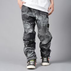 【ラスト1点】662E1 / DISSOLVING GRID CAMO ON ECONYL REGENERATED NYLON / NYLON PANTS  / ナイロンパンツ  (グレー)