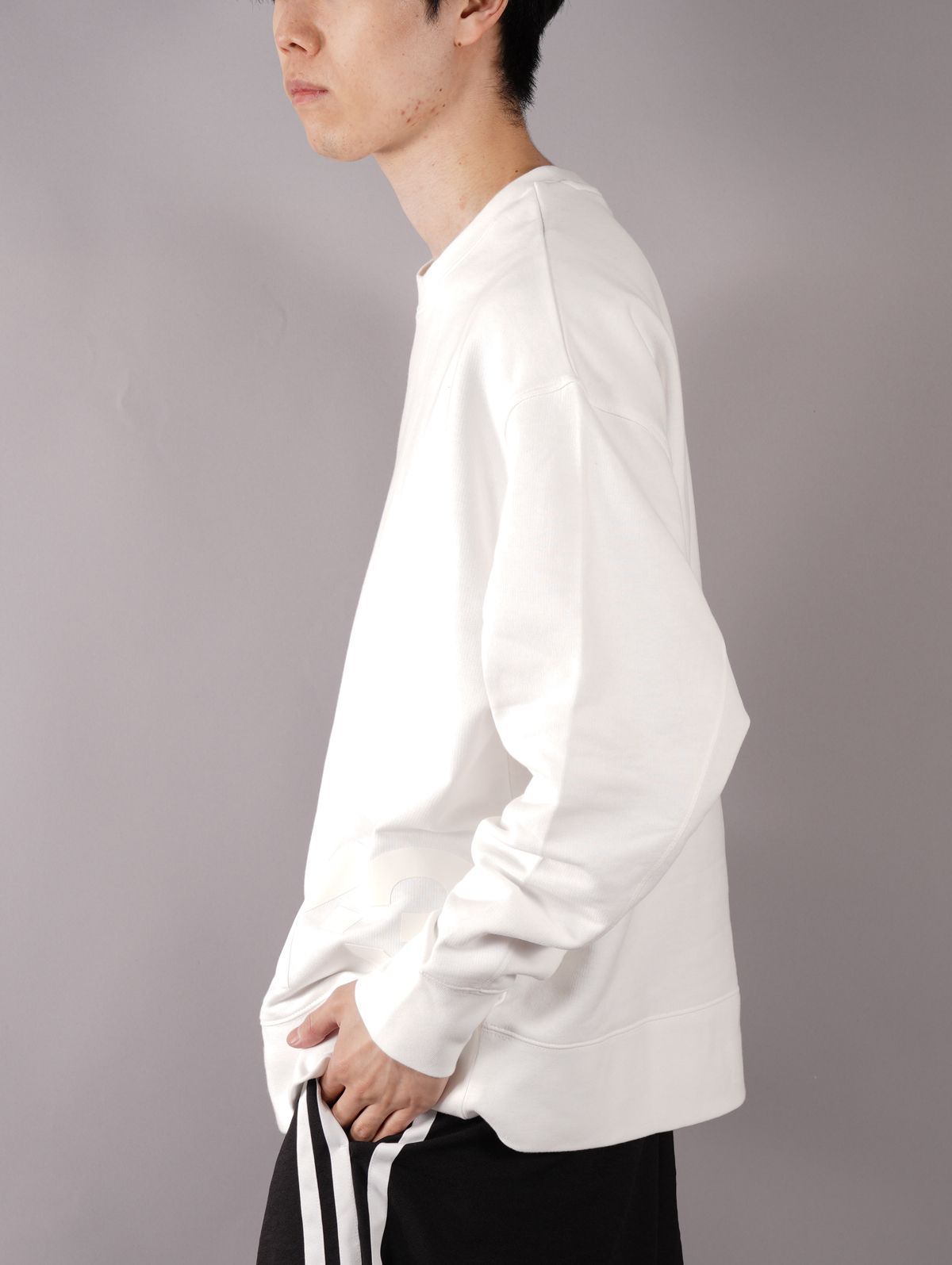 【ラスト1点】 U CH1 LARGE CREW SWEAT SHIRTS / ラージ クルー スウェットシャツ  (ホワイト)