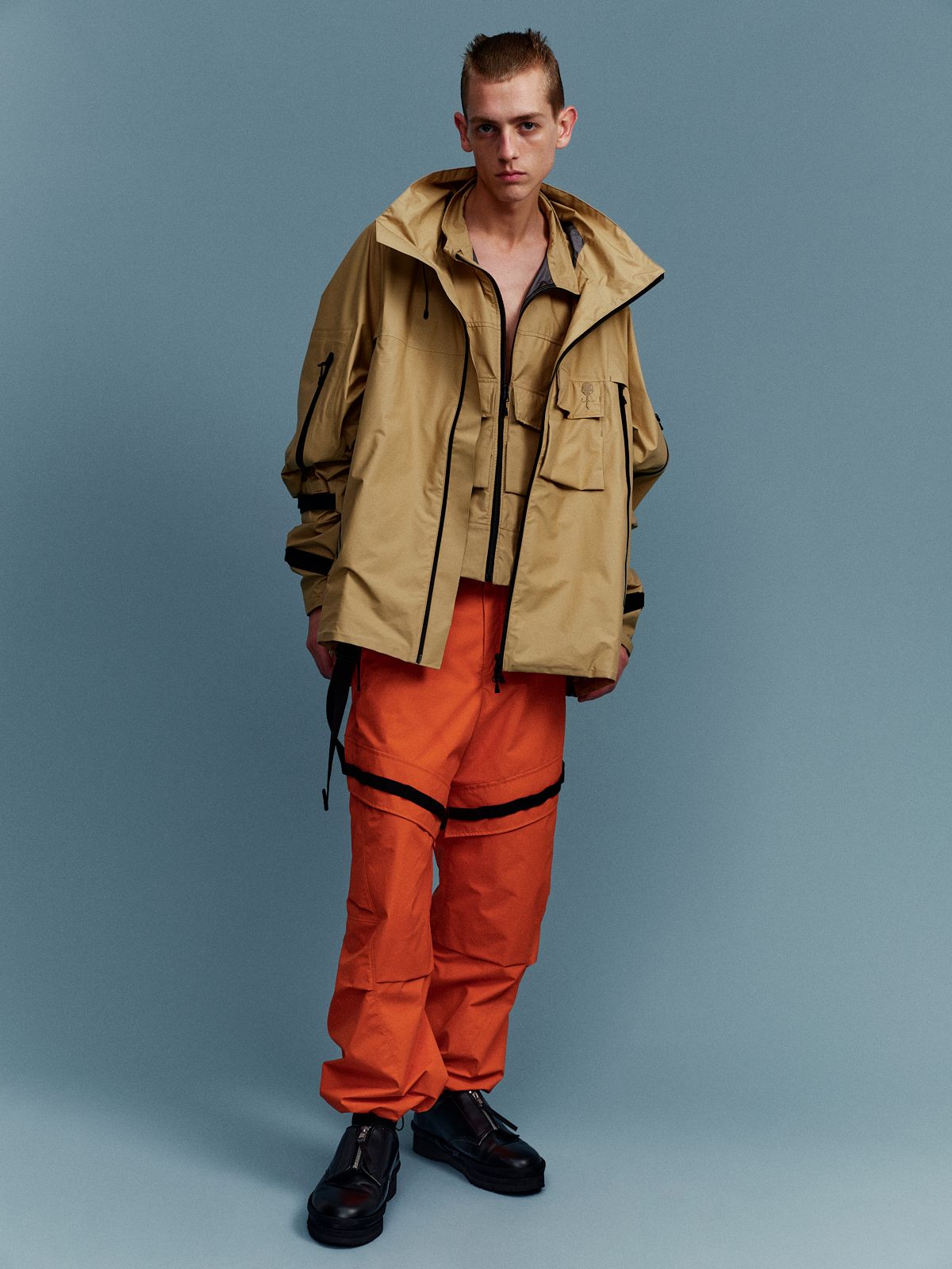 D-VEC×ALMOSTBLACK 24SS ワイドクロップドパンツ サイズ不明 D-VEC×ALMOSTBLACK 24SS ワイドクロップドパンツ サイズ不明