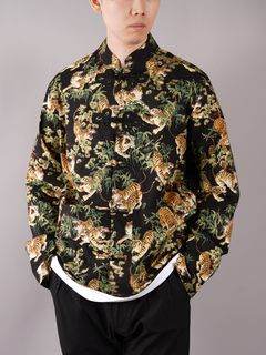 ラスト1点 / CHINESE TIGER SHIRT / チャイニーズ タイガーシャツ (ブラック)