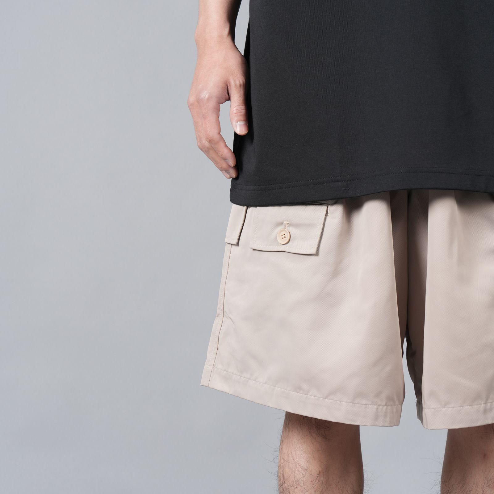 【ラスト1点】NYLON TWILL SHORT / ナイロンツイールショーツ / パンツ (ベージュ)