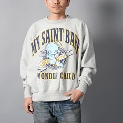 【再入荷】SM-HR1-0000-050 / CRW NECK SWT / BABY MICAHEL / GRY / スウェット・トレーナー (グレー)