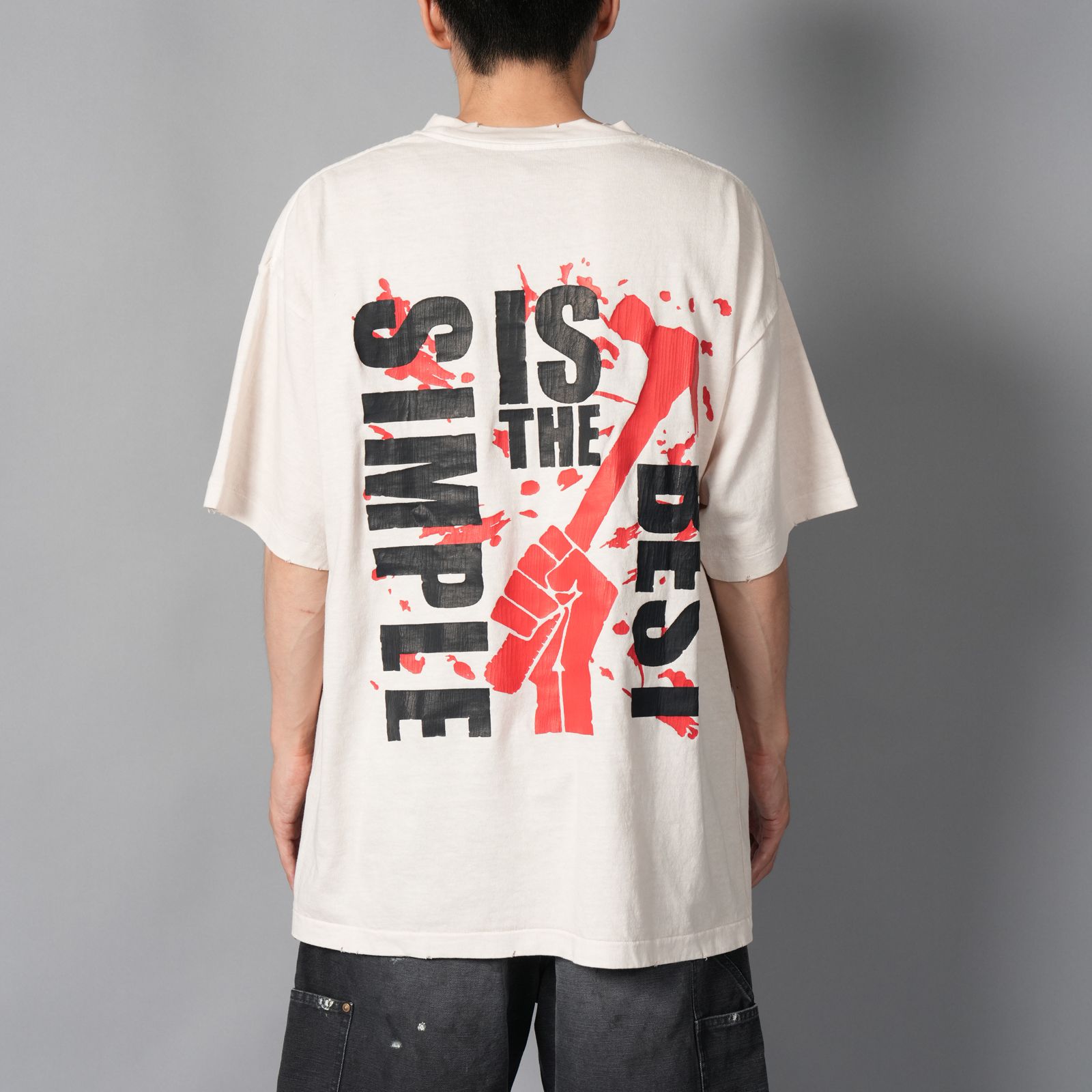 [SAKAMOTODAYS]  TSDM25SM010 / S/S T-Shirt  (SHISHIBA)  / Tシャツ (ホワイト)