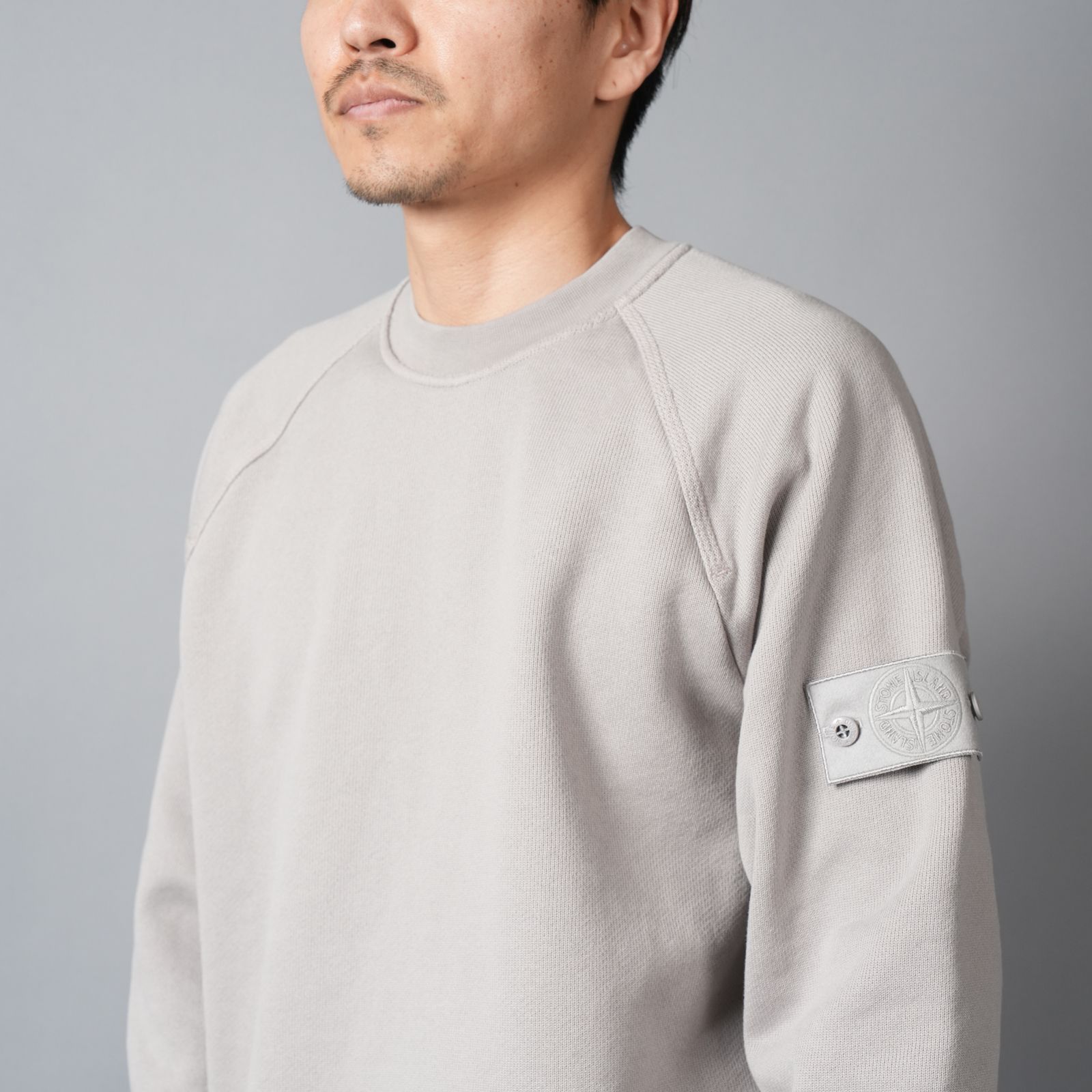 【残りわずか】6100028 / HEAVY ORGANIC COTTON FLEECE_S.I. GHOST / クルーネックスウェット・トレーナー (ダスト)