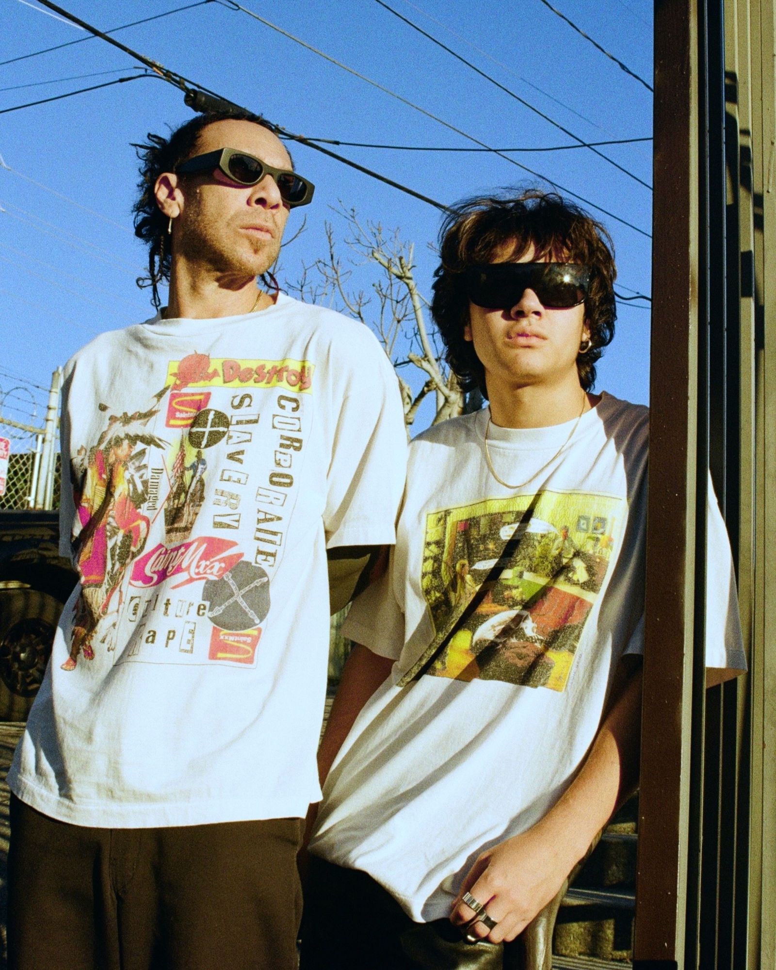 【コラボ】SM-MK8-0000-C03 / JR_SS T-SHIRT / DESTROY / WHITE / Tシャツ(ホワイト)