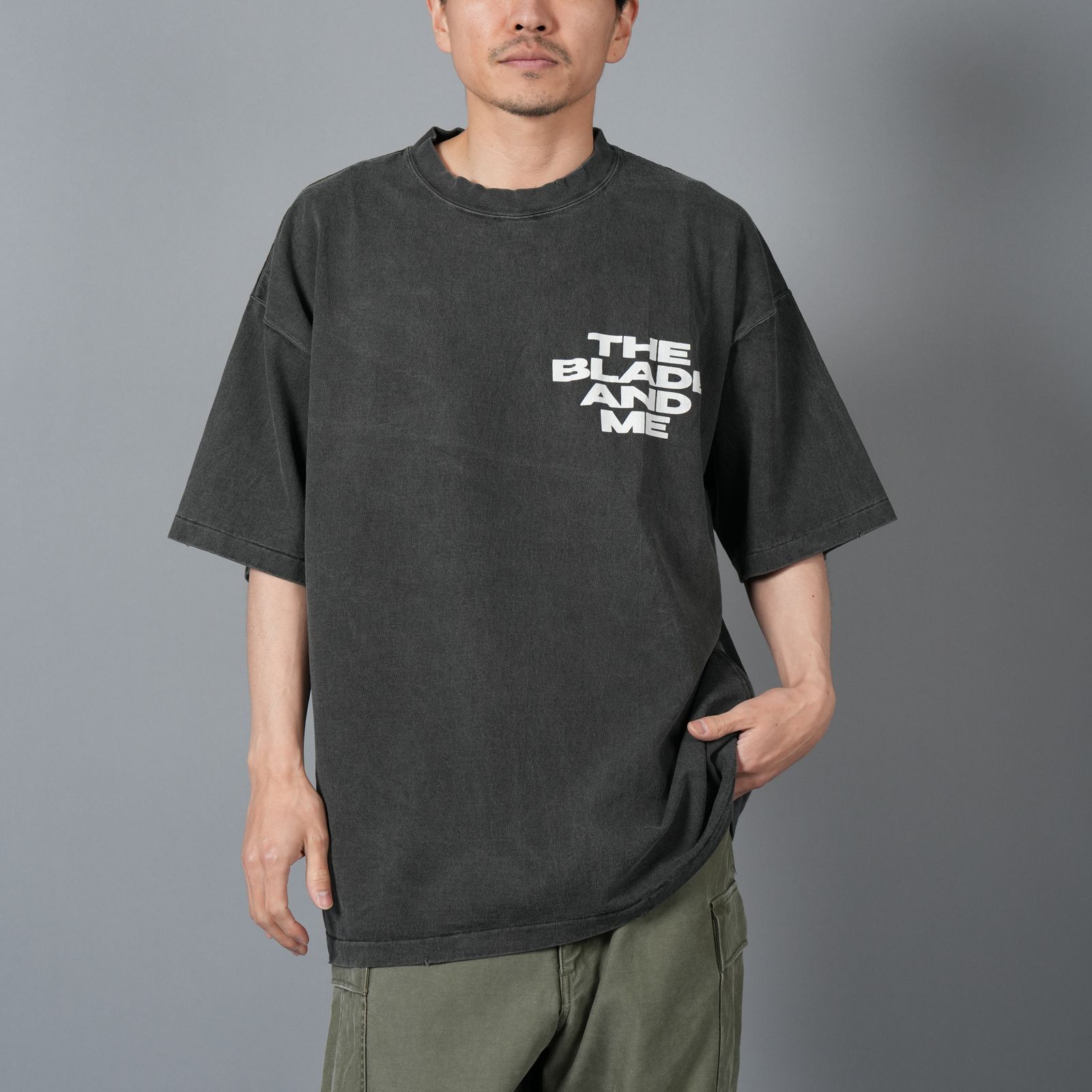 【ラスト1点】[BLEACH / ブリーチ]  TBLM24AM008 / S/S T-Shirt (ZANPAKUTOU) / Tシャツ (ブラック)