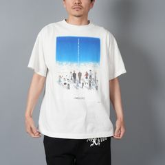 【ラスト1点】【コラボ】SM-HR8-0000-C12 / EV_SS TEE / BLUE / WHITE / ロンT・カットソー (ホワイト/ブルー)