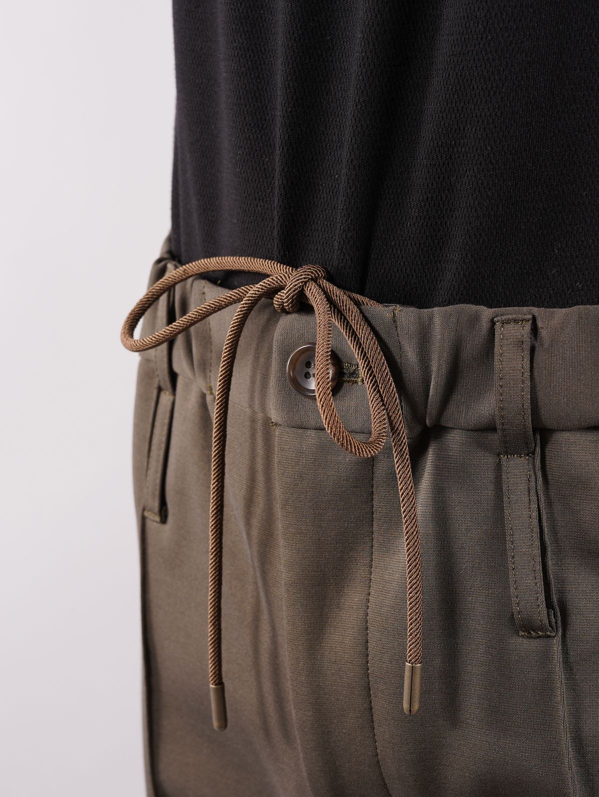 【ラスト1点】KNIT TROUSERS / ニット トラウザーパンツ / カーキ