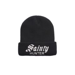 【コラボ】SM-MK8-0000-C38 / BH_KNIT CAP / SAINTY HUNTER / ニットキャップ (ブラック)
