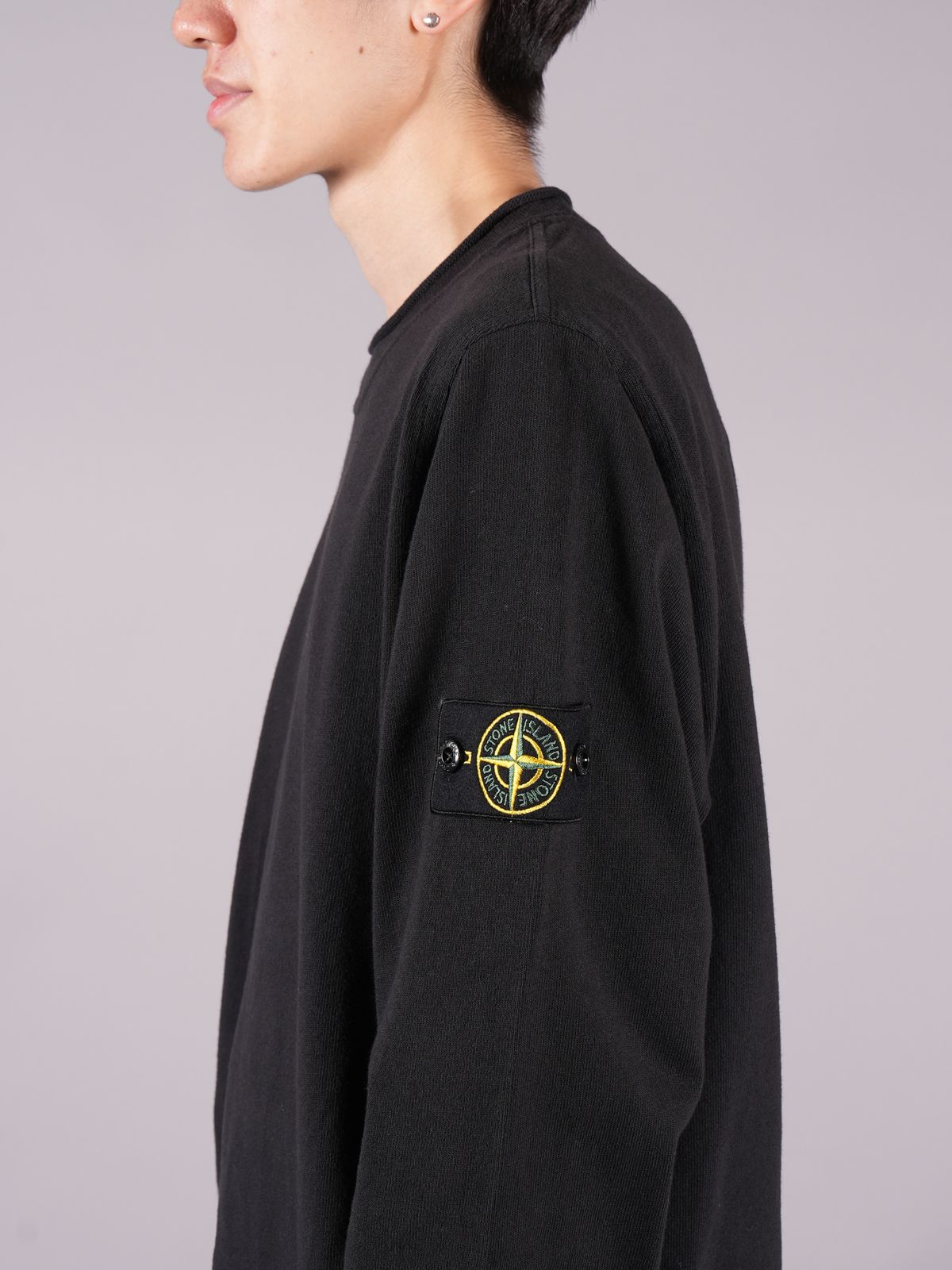 3011 【超人気◎】STONE ISLAND 刺繍 スウェット 紺色比較的綺麗な商品