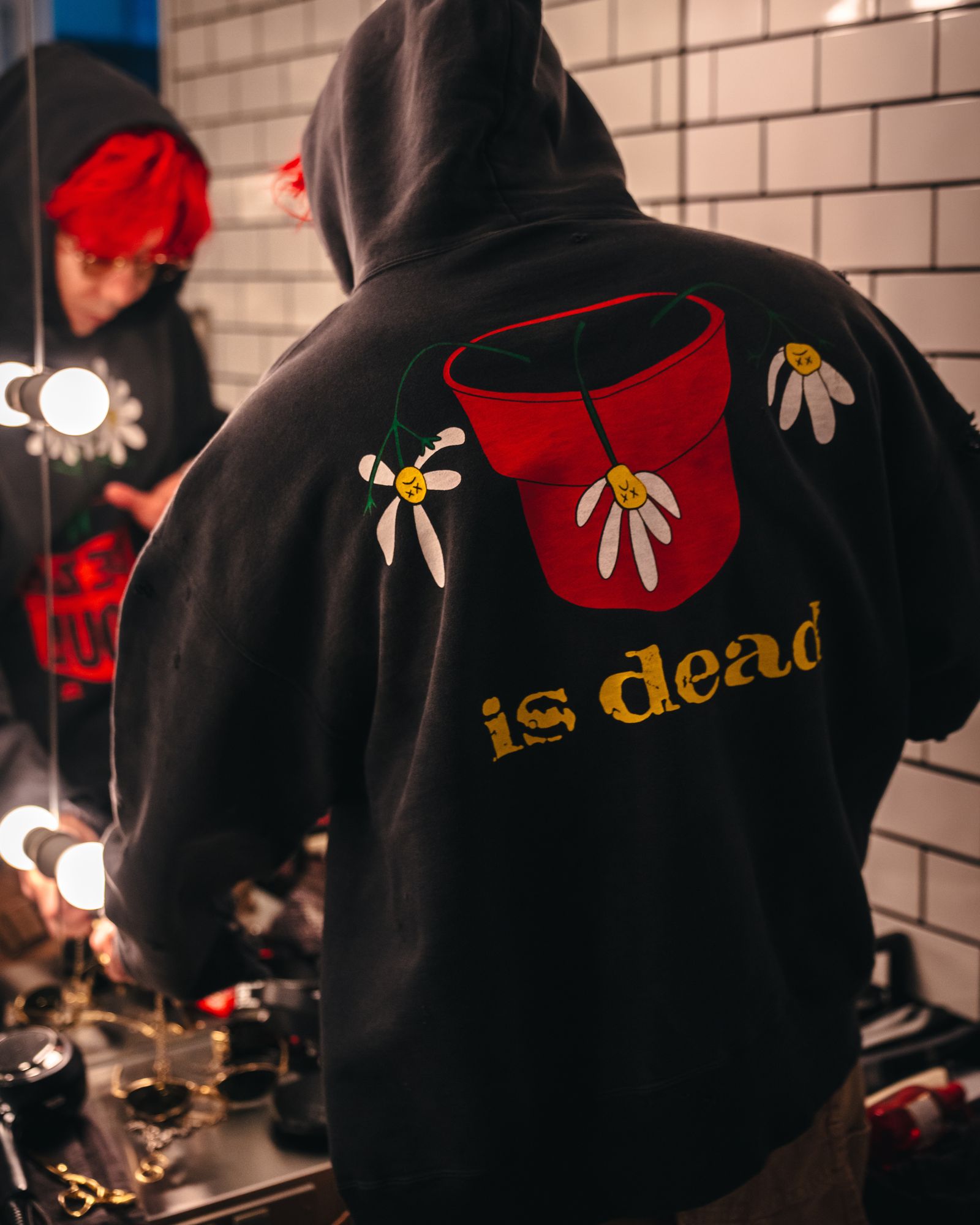 【コラボ】SM-HR1-0000-C19 / DLS_HOODIE / DE LA SOUL / BLACK / パーカー・フーディー (ブラック)