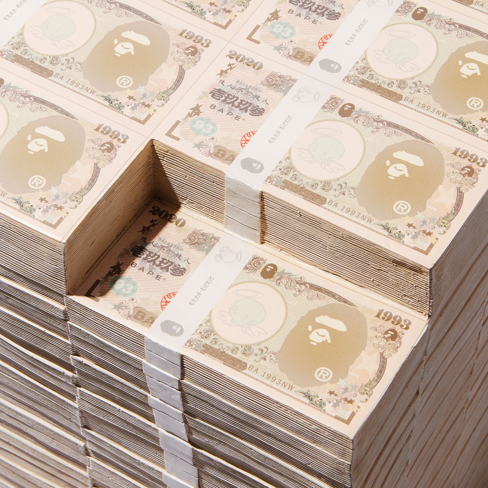 【コラボ】SM-HR-10000-C39 / BAPE_STOOL / APE / WHITE / スツール (ホワイト)